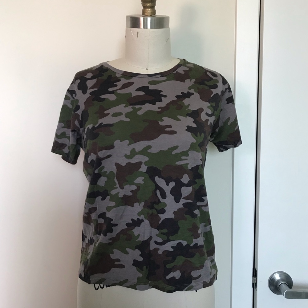 Saint Laurent camo t shirt